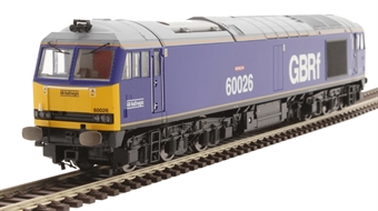 Class 60 60026 "Helvellyn" in GBRf light blue