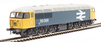 Class 56 56086 in BR Large Logo Blue