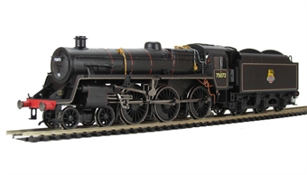 Standard Class 4MT 4-6-0 75072 in BR Black with early emblem