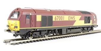Class 67 67001 in EWS livery