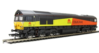 Class 66 66843 in Colas Rail Livery 