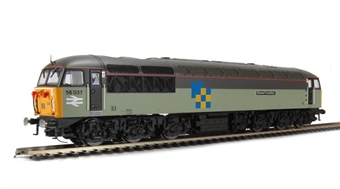 Class 56 56037 "Richard Trevithick" in Railfreight Construction Livery