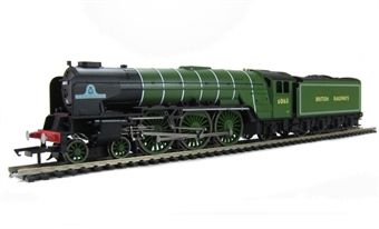 Class A1 4-6-2 60163 "Tornado" in BR apple green - Railroad range