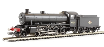 Thompson Class O1 2-8-0 63789 in BR black with late crest