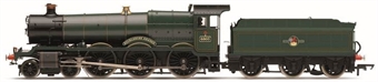 Class 68xx 4-6-0 6803 'Bucklebury Grange' in BR green with late crest