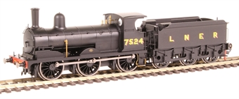 Class J15 0-6-0 7524 in LNER Black