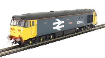 Class 50 50024 "Vanguard" in BR Large Logo blue