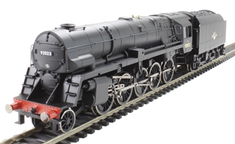 Class 9F 2-10-0 92023 with Crosti boiler in BR Black with late crest - Railroad range