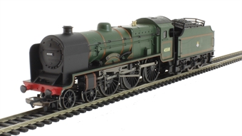 Class 6P Patriot 4-6-0 45518 "Bradshaw" in BR Green with early crest - Railroad range