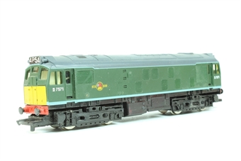 Class 25 D7571 in BR Green