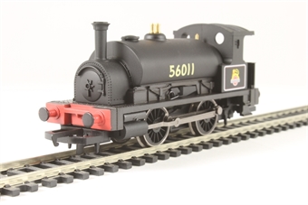 Class 0F Pug 0-4-0ST 56011 in BR black - Hornby 2014 Collectors Club special edition