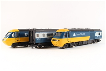 Class 43 HST 43010 & 43011 in BR Inter-City Blue & Grey with Mk3 coach