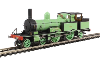 Class 415 Adams Radial 4-4-2T 488 in LSWR green - as preserved