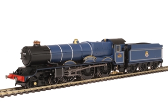 Class 6000 King 4-6-0 6025 "King Henry III" in BR Blue with early emblem