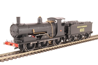 Drummond Class 700 0-6-0 693 in Southern Railway black
