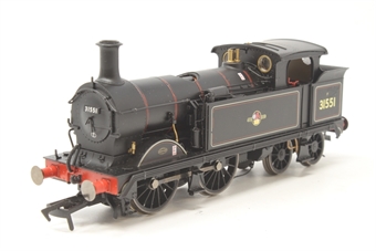 SECR H Class 0-4-4T 31551 in BR black with late crest - split from train pack