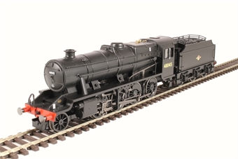 Class 8F 2-8-0 48045 in BR black with late crest - with Fowler tender