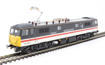 Class 87 87010 "King Arthur" in Intercity Swallow livery
