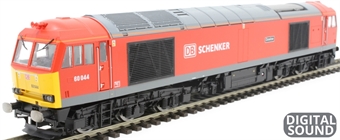 Class 60 60044 "Dowlow" in DB Schenker red - TTS sound fitted