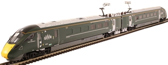 Class 800/0 IEP two-car pack 800003 in GWR green - "Queen Elizabeth" and "Queen Victoria"