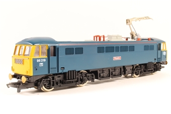 Class 86 86219 'Phoenix' in BR blue