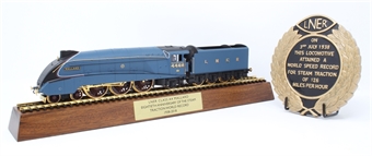 80th Anniversary of World Steam Record pack with gold-plated Class A4 4468 "Mallard" and commemorative box set
