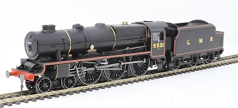 Class 6P 'Rebuilt Patriot' 4-6-0 5521 "Rhyl" in LMS black