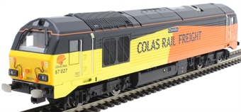 Class 67 67027 "Charlotte" in Colas Rail Freight livery