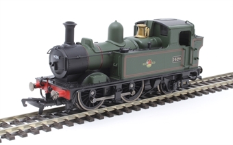 Class 14xx 0-4-2T 1424 in BR green with late crest - Railroad Range