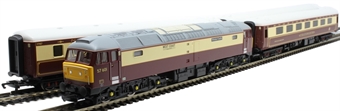 Northern Belle train pack with Class 57/6 57601 "Windsor Castle" and three Mk2D coaches in Northern Belle livery