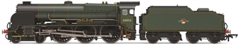 Class LN 'Lord Nelson' 4-6-0 30855 "Robert Blake" in BR green with late crest