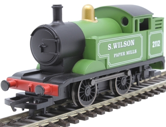Freelance 0-4-0T 2112 "S. Wilson Paper Mills" in green - Railroad Range