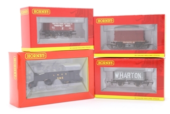 The Station Pilot train pack with Class J50 in LNER black and three 4-wheel wagons