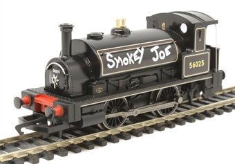 Class 0F Pug 0-4-0ST 56025 'Smokey Joe' in BR black - Centenary Year Limited Edition