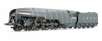 Class W1 Hush-Hush 4-6-4 10000 'British Enterprise' in LNER battleship grey