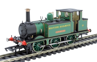 Class A1X Terrier 0-6-0T 13 'Carisbrooke' in SR malachite green with British Railways lettering