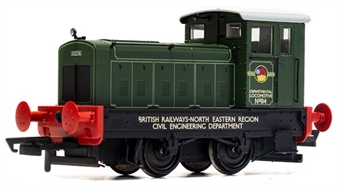 Ruston 88DS 4wDM diesel shunter Departmental No.84 in BR green