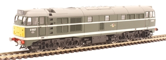 Class 31 D5627 in BR green with small yellow panels