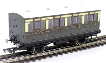 4 wheel 1st 143 in GWR chocolate and cream