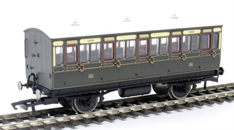 4 wheel 3rd 1889 in GWR chocolate and cream