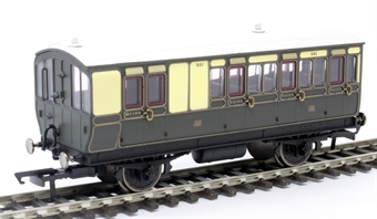 4 wheel brake 3rd 301 in GWR chocolate and cream