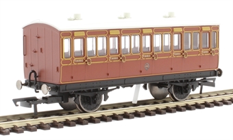 4 wheel 3rd 881 in LBSCR mahogany - with interior lights