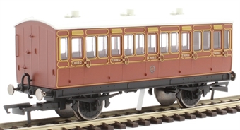 4 wheel 3rd 882 in LBSCR mahogany - with interior lights