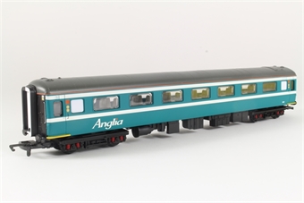 Mk2D TSO tourist second open high density in Anglia livery 5836
