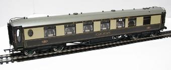 Pullman 2nd class kitchen car "Car 167" - Aluminium sides - working table lamps