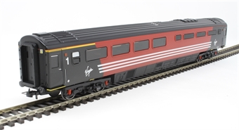 Mk3a TRFB buffet 10235 in Virgin Trains red and black