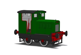 Ruston 4-wheel 48DS shunter with open cab - DCC fitted