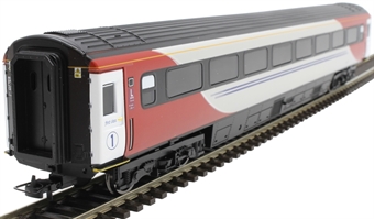 Mk3 TFO first open 41150 in LNER red and white