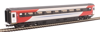 Mk3 TFO first open 41115 Coach M in LNER red and white