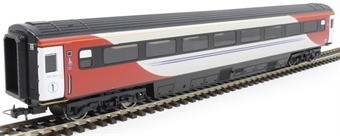 Mk3 TFO first open 41120 coach M in LNER red and white